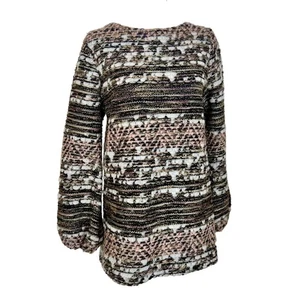 Zara Basic T-Shirt Special Edition Medium Boucle Pink White Black Gold Metallic  - Picture 1 of 8