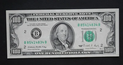 1988 $100 Federal Reserve Note/New York/F-2172B/uncirculated/Free Shipping - Image 1 of 4
