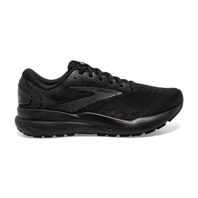 Zapatos para correr Brooks Ghost 16 para mujer negros/negros/ébano anchos medianos/anchos Foto 1 de 4