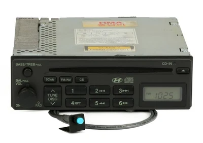 Radio CD Hyundai Sonata 2002-05 AM FM con Bluetooth en coleta 96160-3D101 Foto 1 de 3