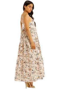 Witchery Syrup Tort print cotton blend maxi SunDress Sz 6 like new RRP $179.00 - Picture 1 of 11