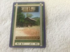 1995 SUTTER’S MILL ELK GROVE,CA GOLD RUSH GAMES SIM CITY CCG - PROMO CARD
