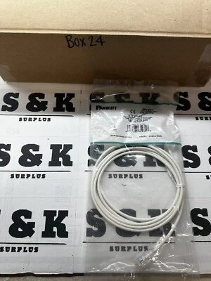 Panduit UTP28SP7 Cat6 28 AWG Network Patch Cable/Cord, 7 Ft Off-White ~STSI - Image 1 of 2