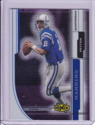 Peyton Manning 2000 UD Ionix Football Card 23 - Image 1 of 2