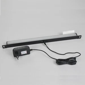 Beleuchtung für 19" (483mm) Netzwerkschrank - LED - 1 HE - schwarz - Afbeelding 1 van 2