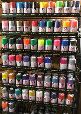 Tamiya PS-1 to PS-63 Spray Paint Can 3.35 oz. (100ml) for Polycarbonate + Lexan - Image 1 of 2