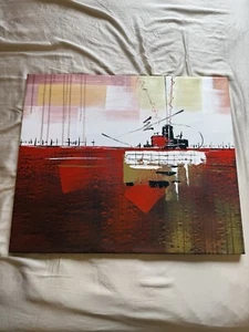 Large Abstract Original Oil Painting 55cm X 65cm - Picture 1 of 2