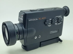 Minolta XL 401 Super 8 Movie Camera Classic Design & Good Condition  Vintage - Picture 1 of 9