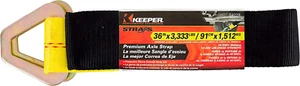 Keeper - 2 "x 36" Premium Achse Spanngurt mit D-Ringen - 3.333 Pfund funktionstüchtig - Bild 1 von 4