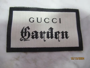 GUCCI 1 Clothing Designer Tag LABEL Replacement Sewing Accessories lot 1 - Picture 1 of 4