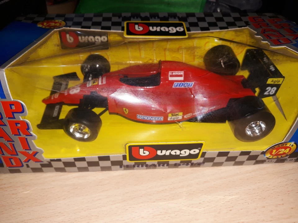 Bburago 1/24 Ferrari 641/2 #28 G. Berger - Immagine 1 di 1