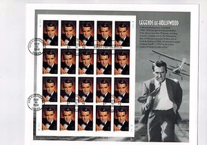 #3692 Cary Grant full sheet of 20 first day of issue FDC - Picture 1 of 1