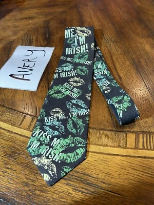 TRAJE DE TRÉBOLES DE LA SUERTE POT OF GOLD CORBATA DE DISEÑADOR ENVÍO GRATUITO Foto 1 de 3