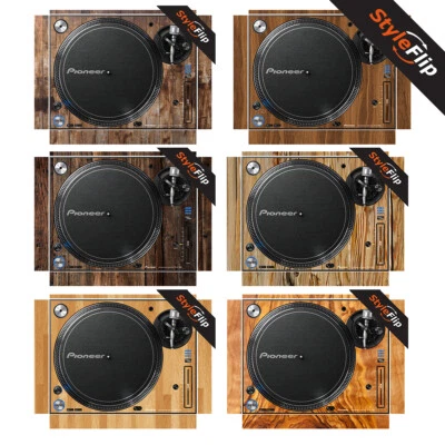 STYLEFLIPSKINS Pioneer PLX-1000 Skin | 6 Wood Designs | StyleFlip Skins