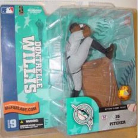 Dontrelle Willis Florida Marlins MLB Action Figure Debut Variant NIP NIB Cover