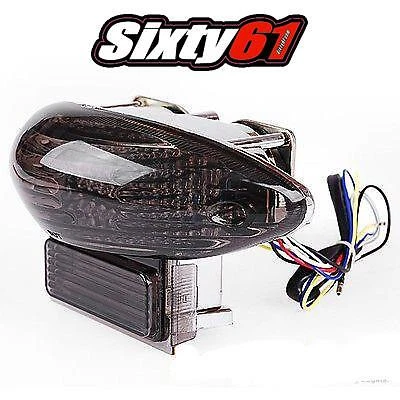 Lanterna traseira Hayabusa LED 1999-2006 2007 Suzuki integrada seta freio fumaça - Imagem 1 de 2