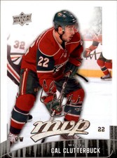 2009-10 Upper Deck MVP Wild Hockey Card #158 Cal Clutterbuck