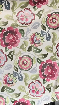 PRINTED VELVET UPHOLSTERY FABRIC 140CMS WIDE DESIGNER ART OF LOOM CLAUDIA 4.6mtr - Image 1 of 4