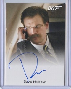 2016 James Bond Classics DAVID HARBOUR Full Bleed Autograph 