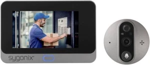 sygonix IP Video Türsprechanlage WLAN Kamera Innenmonitor Grau Türstation Set - Bild 1 von 4