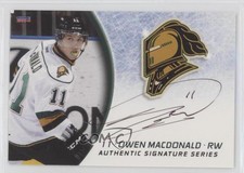 2013-14 Choice London Knights Signature Series Owen MacDonald #10 Auto