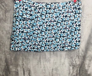 🆕 Future Collective Women’s  ￼White/Blue Floral Wrap Skirt, Size 22 W/Pockets - Picture 1 of 6