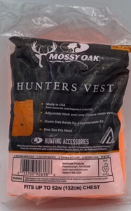 Chaleco Mossy Oak Hunters Seguridad Naranja, Talla XL/2XL - Imagen 1 de 2