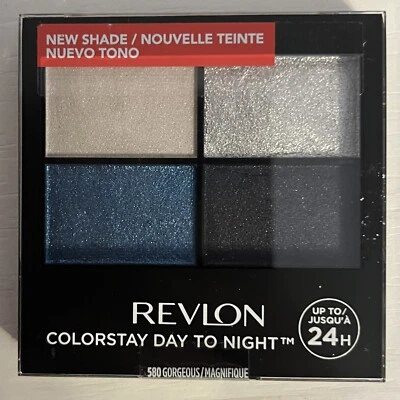 Revlon ColorStay Tag zu Nacht Lidschatten Quad Lidschattenpalette 580 Gorgeous - Bild 1 von 4