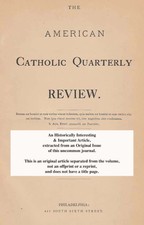 The Monks of Old. A rare original article from the American Catholic Qu. 144360