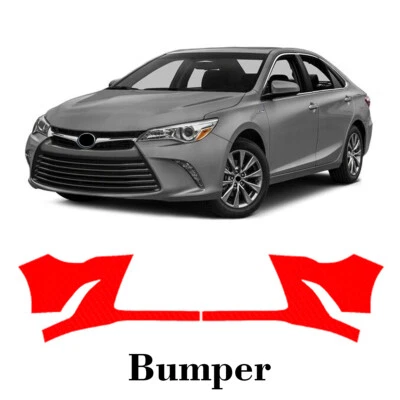 Película de protección de pintura PPF precortada para parachoques delantero para Toyota Camry 2015-2017 Foto 1 de 4