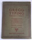 1932 GREGG TYPING TECHNIQUES & PROJECTS College Course by R Sorelle & H H Smith