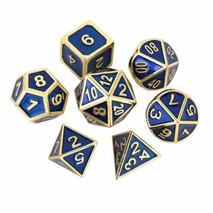 Blue Dragon (Polyhedral, D&D) Dice - Picture 1 of 4