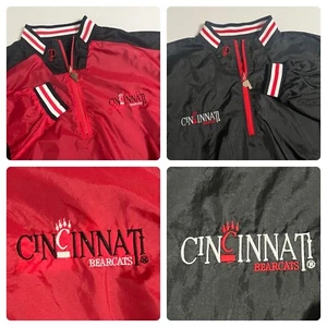 Vintage Pro Player Men’s 2XL Cincinnati Bearcats Reversible Windbreaker Jacket - Picture 1 of 12
