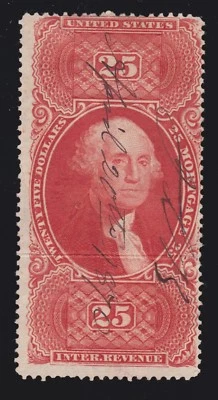US R100c $25 Mortgage Revenue Used F-VF appr SCV $250 - Image 1 of 2