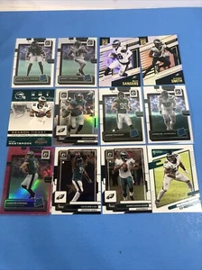 PHILADELPHIA Eagles 12 NFL Card Lot Hurts,Rookies Optic Elite Super Bowl Camps - Picture 1 of 7