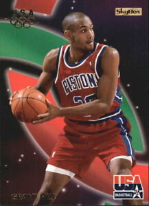 1996 SkyBox USA Detroit Pistons Basketball Card #32 Grant Hill