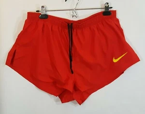 Pantalones Cortos Nike Pro Elite Rojo Dorado Olympic Atletismo Para Hombres XL EE. UU. Hechos USATF Aero - Imagen 1 de 10