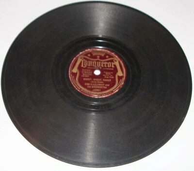 78 RPM 10" Conqueror Records C9091 - Cab Calloway "Shout Shout, Boogie Woogie" Foto 1 de 4