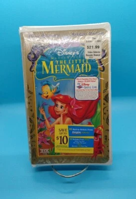 Disney Masterpiece The Little Mermaid VHS 1998 Special Edition New Sealed Foto 1 de 4