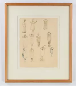 St. EOM Eddie Owens Martin (1908-1986) Original Sketchbook Page - Framed - Picture 1 of 17