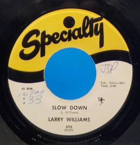 Larry Williams 45 Slow Down / Dizzy Miss Lizzy sehr guter Zustand++ A12 - Bild 1 von 2