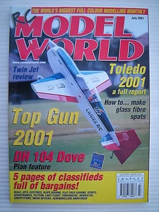 RC Modell Welt - Radio Kontrollierte Flugzeug Juli 2001 Komplett Mit Unbenutzt - Bild 1 von 1