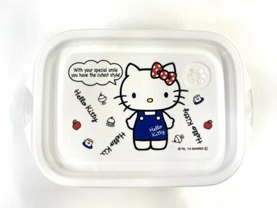 Caja contenedor de plástico Hello Kitty Skater - Sanrio Skater Japón Bento / Lonchera Foto 1 de 3