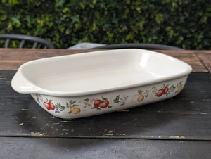 Corelle Coordinates Stoneware Baking Casserole Dish 9x13 Country Cottage  - Picture 1 of 8