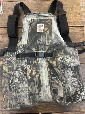 Mossy Oak Vintage Breakup L/XL Vest National Wild Turkey Federation Jakes - Image 1 of 4