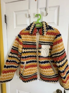 Rag & Bone Joella Sherpa Fleecejacke Mehrfarbig Gr. XXS (gebraucht, neuwertig) - Bild 1 von 11