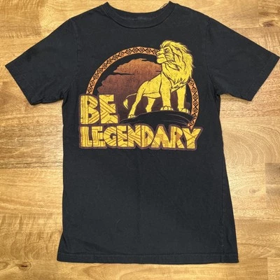 Disney Lion King Be Legendary Graphic T-shirt Boys Size 10/12 Black - Image 1 of 4
