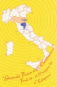33-22A) CARTOLINA FORLI' FIERA ELETTRONICA NEW LINE - Bild 1 von 2
