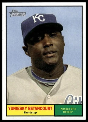 2010 Topps Heritage Yuniesky Betancourt #367 - Image 1 of 2