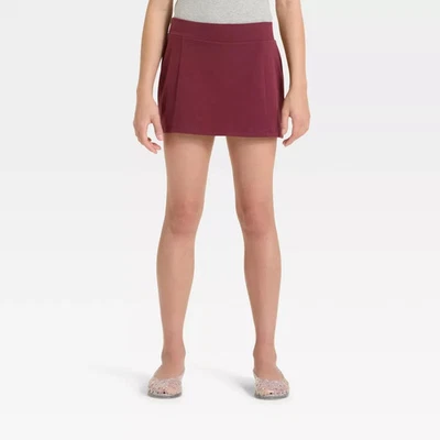 Art Class Girls Knit Skort W Built In Shorts XX-LARGE (16-18) Maroon New W Tags - Image 1 of 2